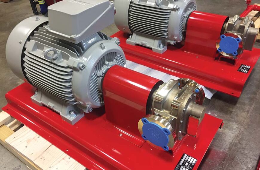 Bronze pump with ATEX electric motor - ARAMCO