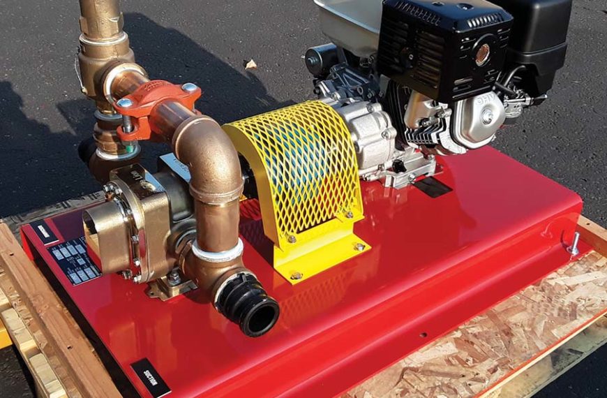 Gas engine base mount - 100 gpm