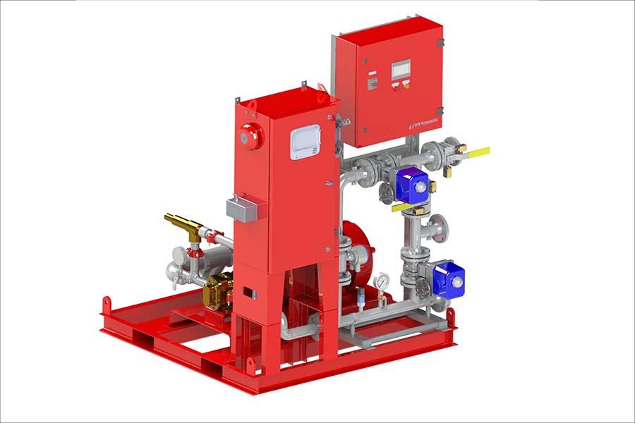 Electronic foam proportioner - skid